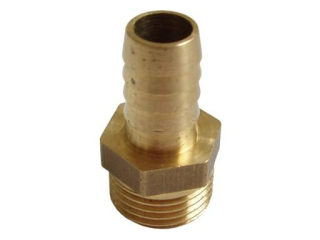Mosazný hadičník 5/4"x30mm - Vnější závit