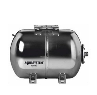 Aquasystem AHX50 Tlaková nádoba nerezová AISI304 horizontální 50l EPDM 10bar 1“