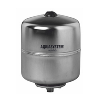 Aquasystem AX24 Tlaková nádoba nerezová AISI304 vertikální 24l EPDM 10bar 1“