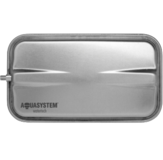 Aquasystem VRP220-8 Plochá expanzní nádoba RP 8l SBR-BUTYL 3bar 3/8“