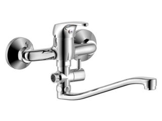 Vanová baterie s ramínkem "RS" 28 a přepínačem, rozteč 150 mm